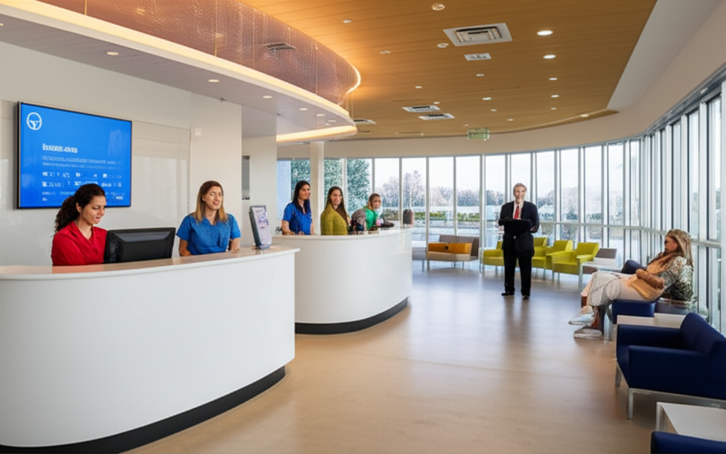 Modern medical clinic with digital solutions